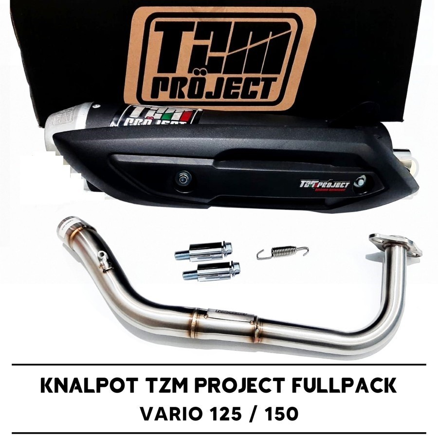 Knalpot Standar Racing TZM Project HONDA Vario 125 150 LED OLD SP