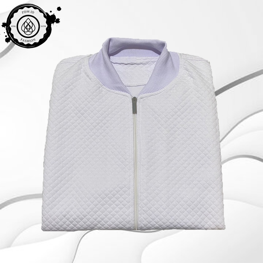 Jaket Comfi Pria Origina Warna Putih Ziper Comfy Cowok Cewek Terbaru Zipper Laki laki Dewasa Terlaris