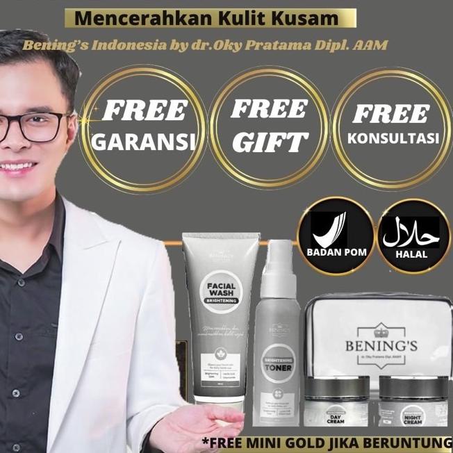 ◌ BENINGS SKINCARE DR OKY PRATAMA PAKET BRIGHTENING BENINGS CLINIC/BENINGSCLINIC PENCERAH GLOWING/BENINGCLINIC/BENING CLINIC/BENING SKINCARE DR OKY PRATAMA/BENINGS EXCLUSIVE/FLEK/BENING/BENINGSINDONESIA/BENINGS INDONESIA/BENING INDONESIA/BENINGS ACNE ◄