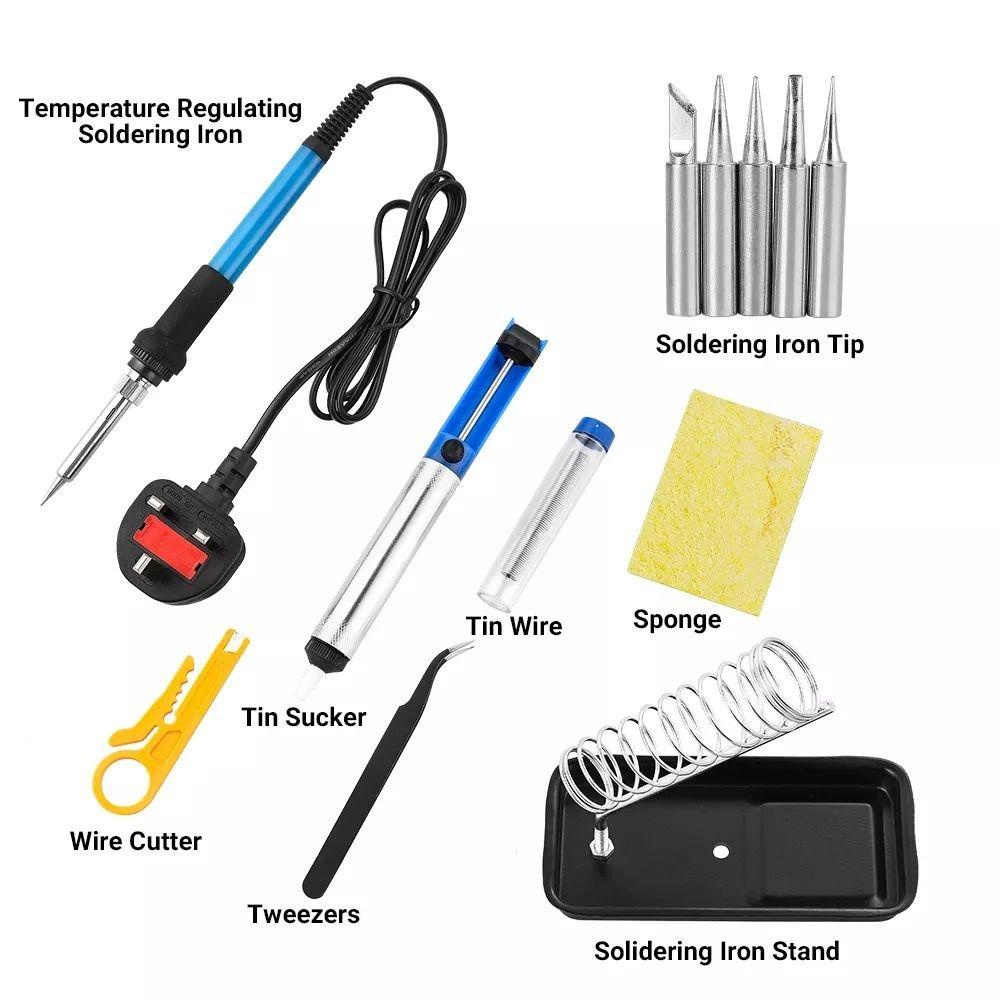 POPULAR Populer Solder Iron Kit Universal 60W Adjustable Soldering Irons Toolbox