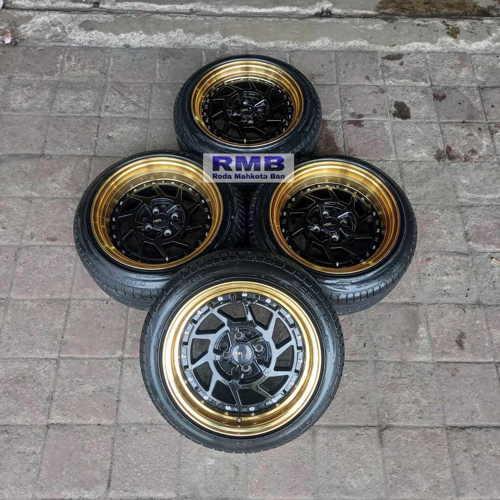 VELG MOBIL SEKEN HSR NAMROLE RING 16 + BAN SEKEN JAZZ MOBILIO YARIS VIOS SWFT