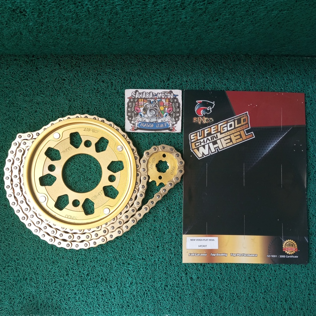 SINDO GEAR PAKET GEAR SET GIR SET VERZA GOLD MODEL SSS