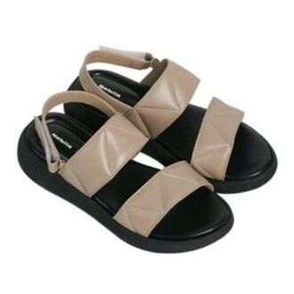 Sandal wanita cantik sandal wedges model tali ban dua tali belakang Rd12