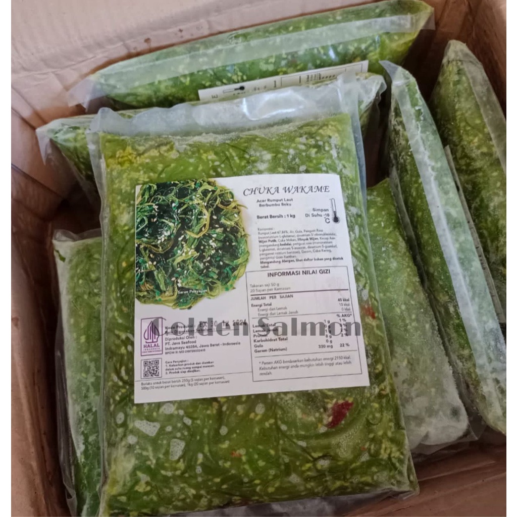 

CHUKA WAKAME / SALAD SUSHI 1000 GRAM FROZEN