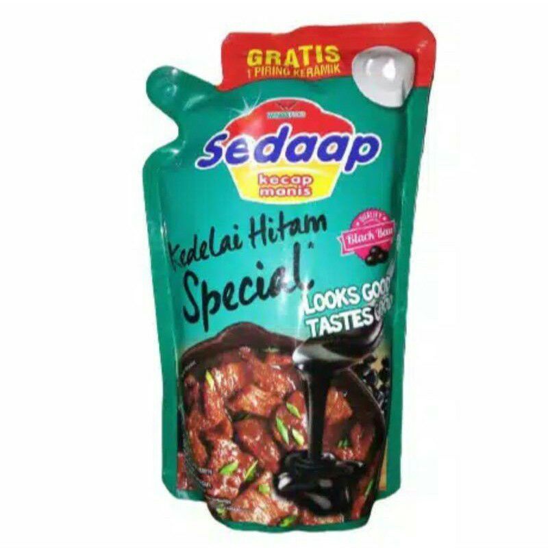 kecap sedap 550ml ( tanpa piring )