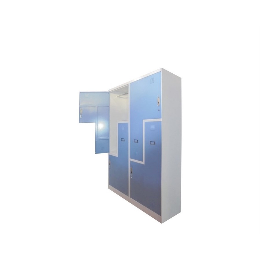 LOCKER 4 PINTU CC-CL4 WARNA BLUE-WHITE