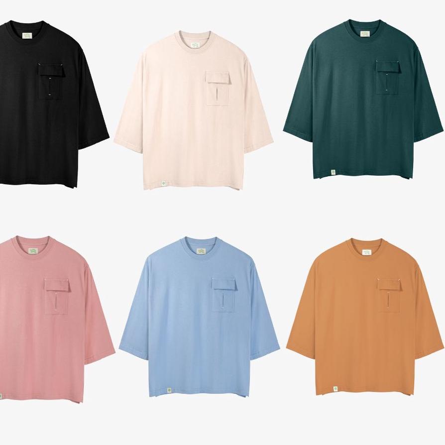 BISA COD Tome Ame Oversize T-Shirt Katun Tebal- Kaos Oversize Wanita Lengan Panjang Terjangkau 