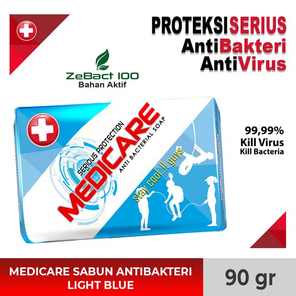 MEDICARE 90GR LIGHT BLUE