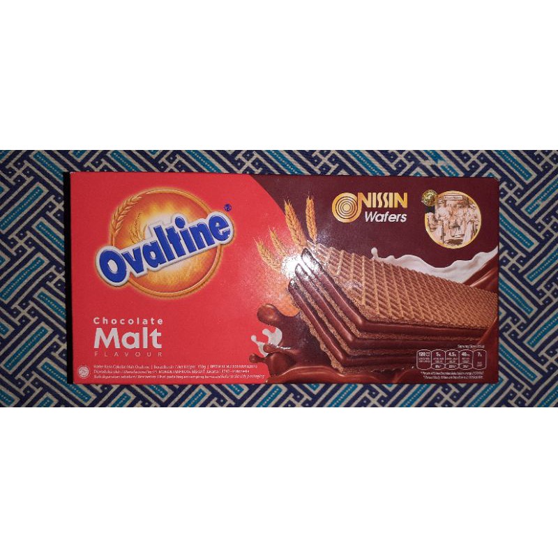 OVALTINE WAFER CHOCOLATE MALT 150GR