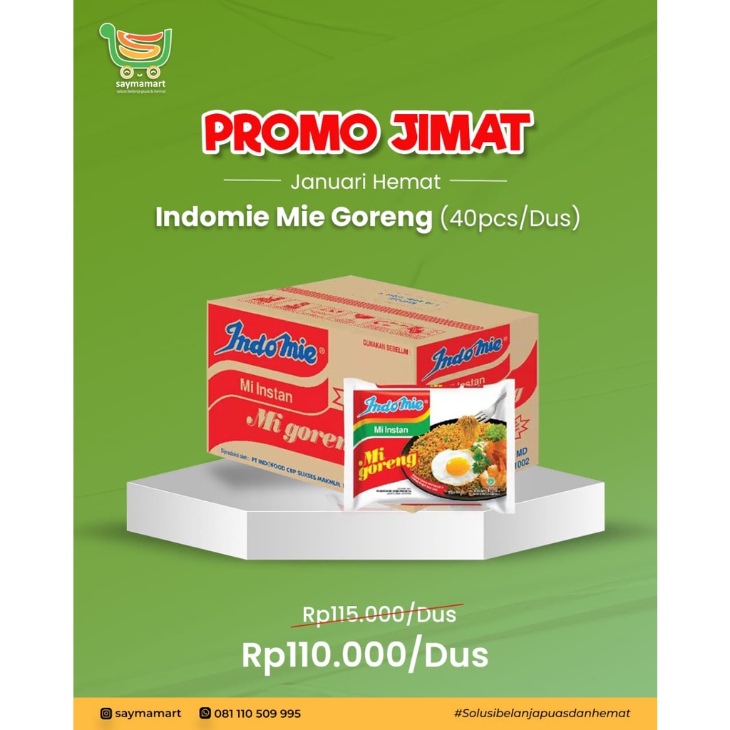 

Indomie Goreng 1 Dus