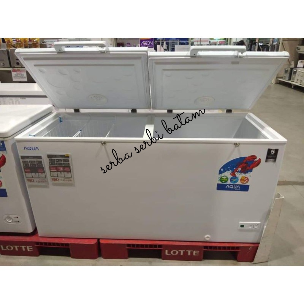 Freezer Box Aqua AQF550EC / Chest Freezer Aqua AQF 550EC BATAM