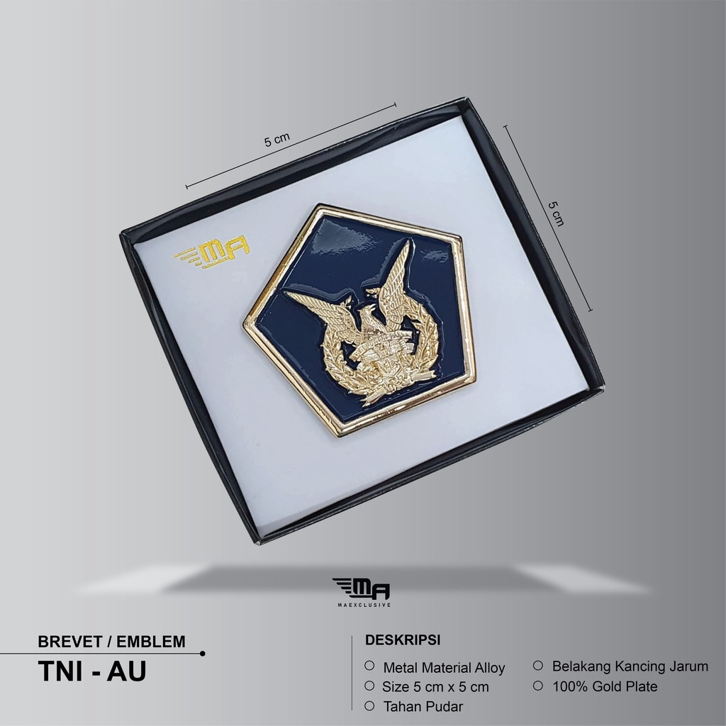 EMBLEM TNI AU BARET BRIVET BREVET TNI AU