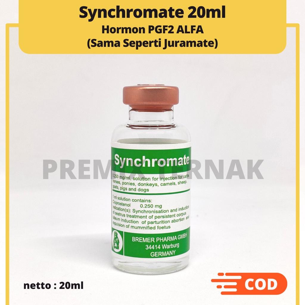 SYNCHROMATE 20ML, HORMON TERNAK,  CLOPROSTENOL (SAMA DENGAN LUTALYSE) Best Seller