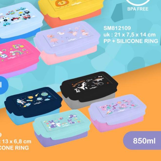 ❉ lunchbox smiggle/kotak makan smiggle ➫