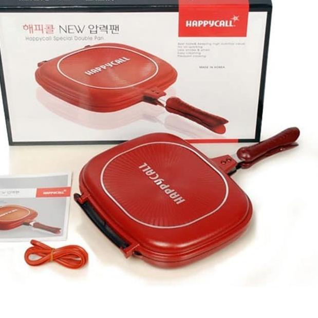♝ HAPPYCALL Double Pan /HAPPYCALL Grill 32 CM ❃