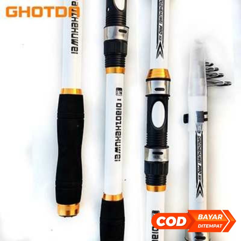 Alzenaa - GHOTDA Joran Pancing 3 Meter Portable Carbon Fiber - CF3000