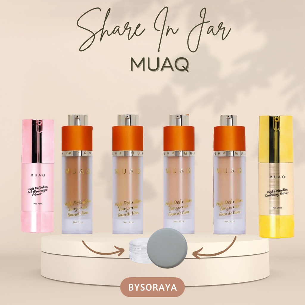 [ SHARE IN JAR] MUAQ MUAQ HIGH DEFINITION LONGWEAR FOUNDATION PRIMER SULAWESI KALIMANTAN SUMATERA JAWA BALI PAPUA MATTIFYING CORRECTING MINIMIZER PRIMER