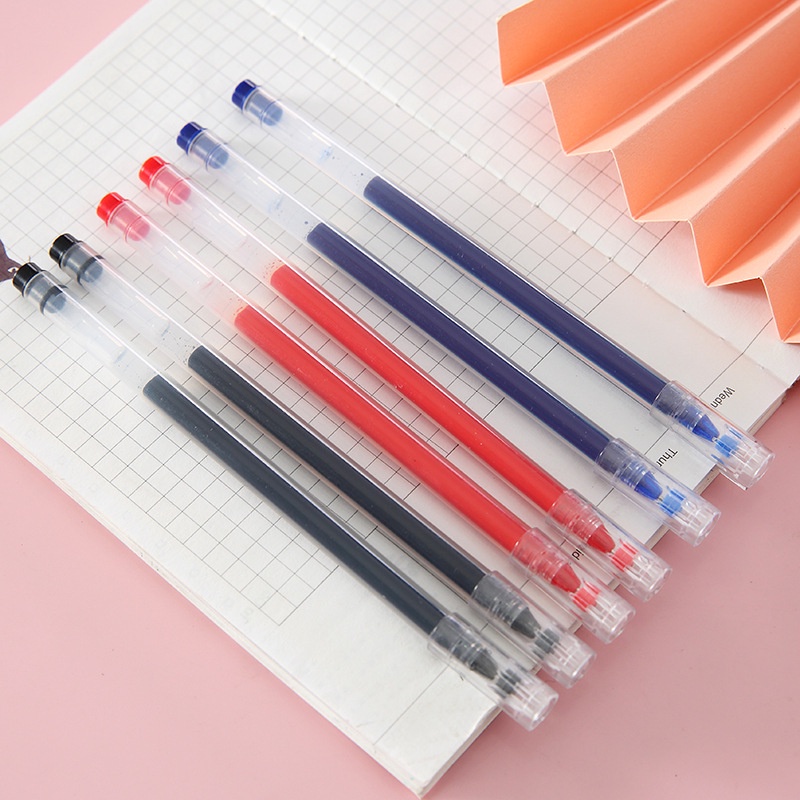 

Queen Pulpen Gel Polos Ink 0.5mm Standar Pulpen Alat Tulis Stationary Kantor Sekolah Pena Pen Tinta Cair Murah PK3