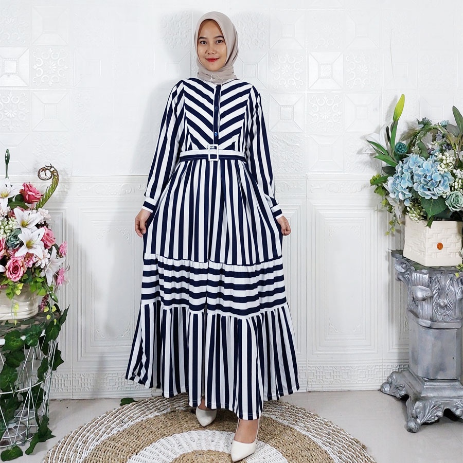 CARLINA SALSA ALMIRA SALUR GAMIS WANITA CANTIK MAXI