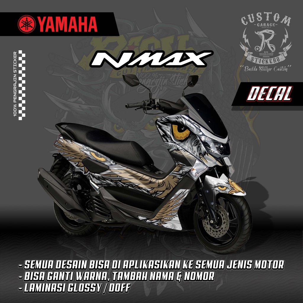 Decal nmax old full body sticker variasi motor nmax old || ELANG