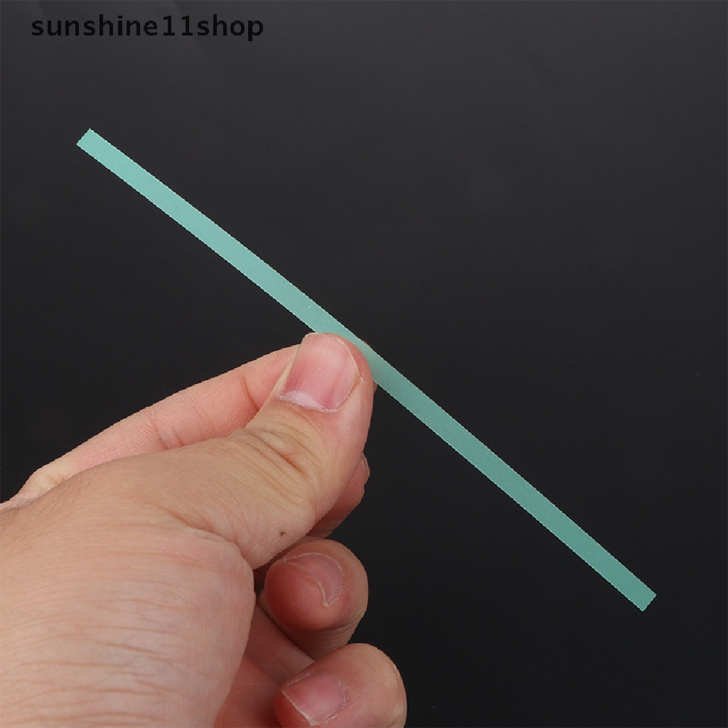 Sho 75pcs/box Resin Poles Strip Gigi Gerinda Bahan Halus 143mm Alat N