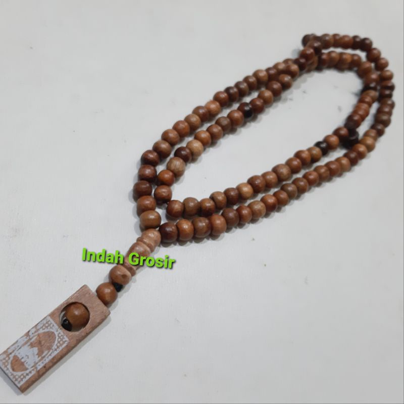 GROSIR TASBIH KAYU WALI KUKUN BANDUL 8MM 99BUTIR