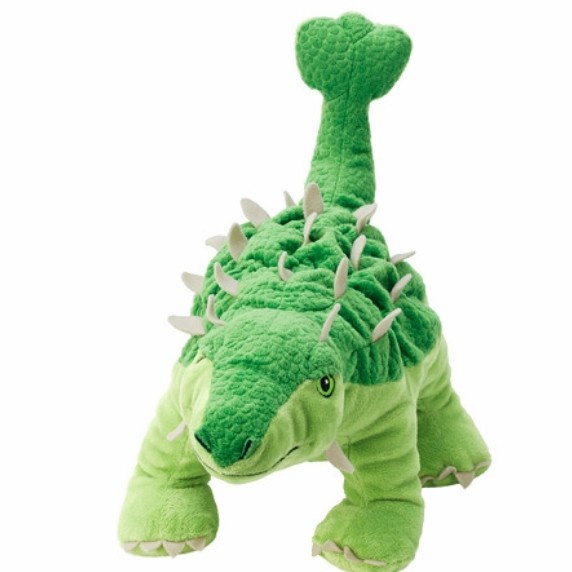 Boneka Dinosaurus Jenis Ankylosaurus Lembut Halus 37cm Original