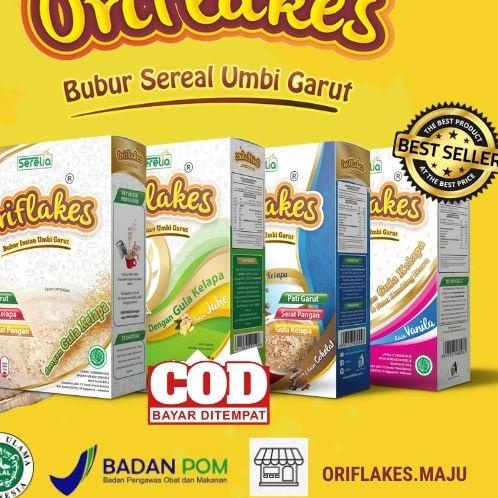 

♥ ORIFLAKES SOLUSI MAAG DAN ASAM LAMBUNG SEREAL UMBI GARUT 350 Gram ♪