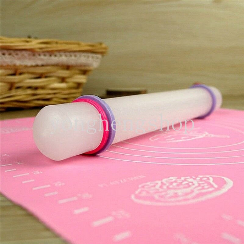 23 cm Non-stick Rolling Pin Penggiling Adonan Kue Fondant Sugarcraft Dekorasi Icing Alat Dapur DIY Baking Supply