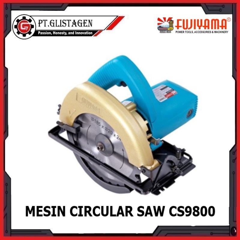 Mesin Gergaji Listrik Pemotong Kayu Circular Saw CS 9800 FUJIYAMA