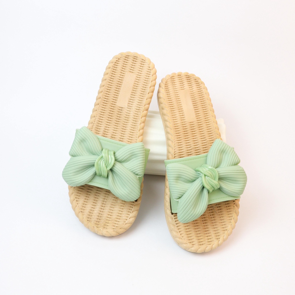 Yura Sandal Selop Pita Wanita Slip On Teplek - Demorin Sendal