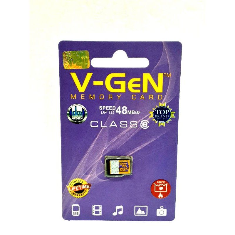 V-GEN Micro SD Vgen 32GB MicroSD Memory Card Original