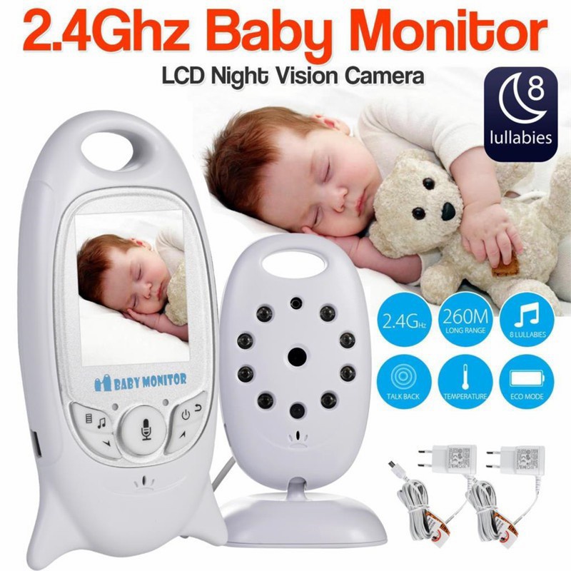 Baby Monitor Cctv Camera Night Vision 2.0 Inch - 2 Way Talk Video