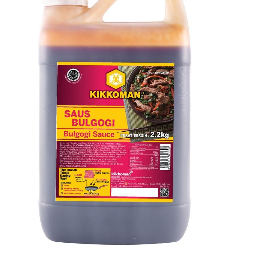 

➳ KIKKOMAN saus Bulgogi Halal jerigen 2L ➴
