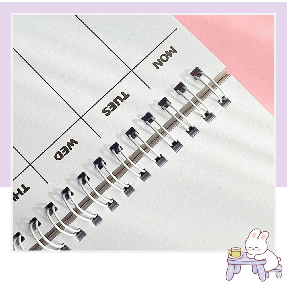 Mxbeauty Weekly Planner Notebook Kreatif Kartun Isi Sendiri Akun Tangan Anak Alat Tulis Agenda Diary Book