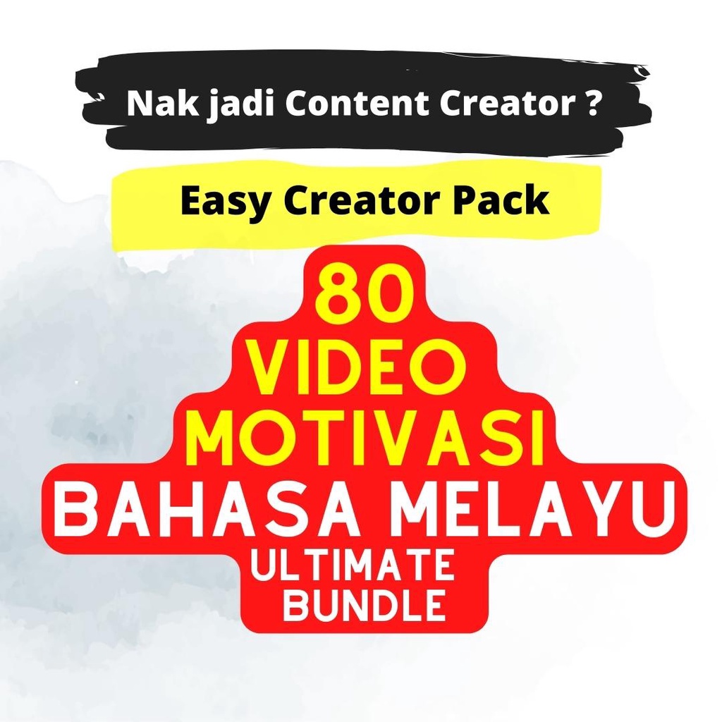 

NS 80 Video Motivasi Bahasa Melayu | Konten Motivasi | Short/Reel/Post/Story | Creator Pack