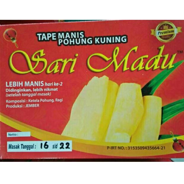 

D80 Tape Sari Madu 600g Jember BELANJA MURMER ❦