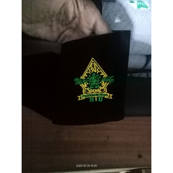 KOPIAH Peci Nu Wayang Nu anak laki laki / songkok NU wayang kuning-ijo Non Ac tinggi 9cm sedia utk a