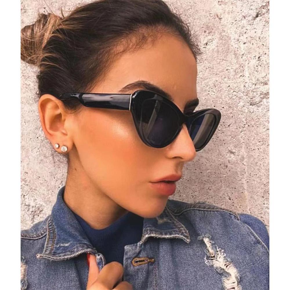 R-flower Sunglasses Untuk Wanita Musim Panas Perlindungan UV400 Eyewear Shades