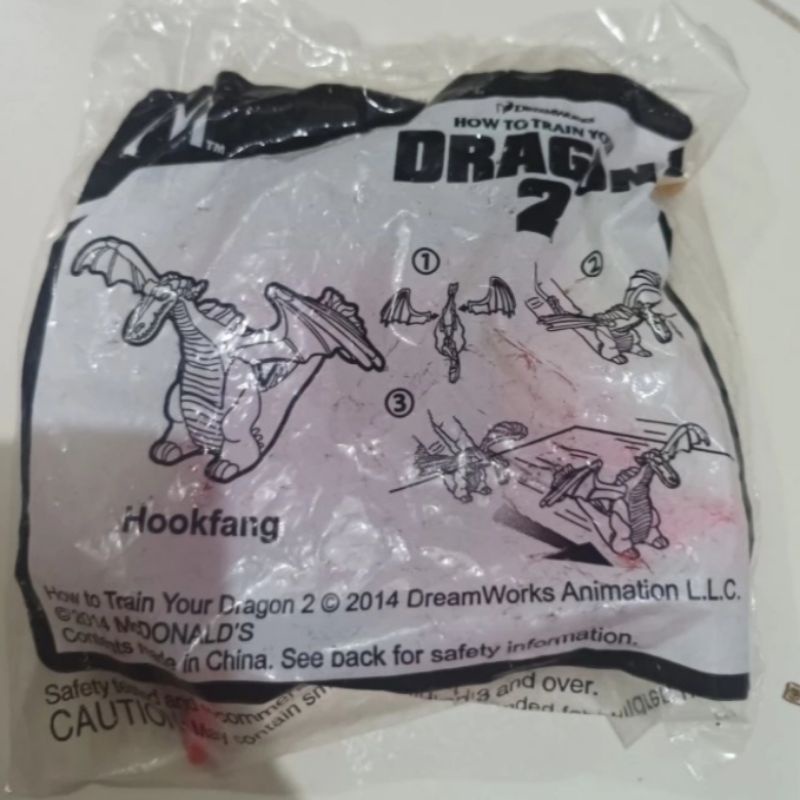 Hookfang - How to Train Your Dragon 2 - Figure Happy Meal McD Mc Donald Donalds