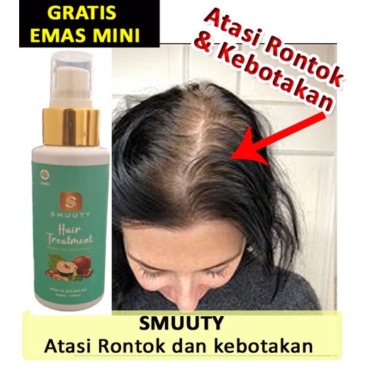 SMUUTY Hair Treatmen Untuk Rambut Rontok Parah Dan Kebotakan Smuuty Serum Kemiri Bakar | Smuuty Eyel