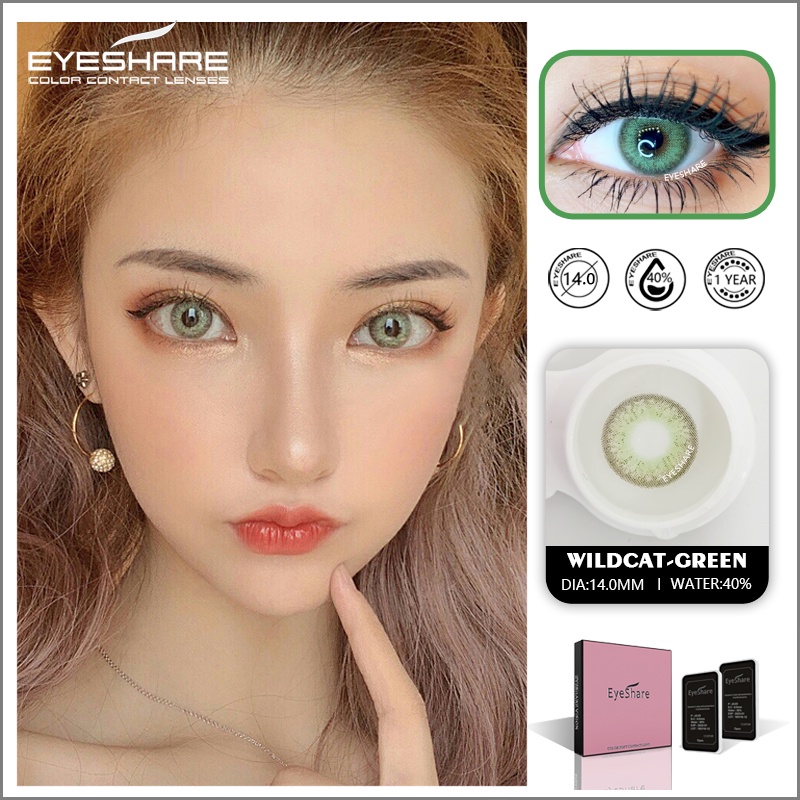 softlense softlens browm 1Pasang 14.0mm Lensa Kontak soflen Warna make up Lensa Kontak softlens