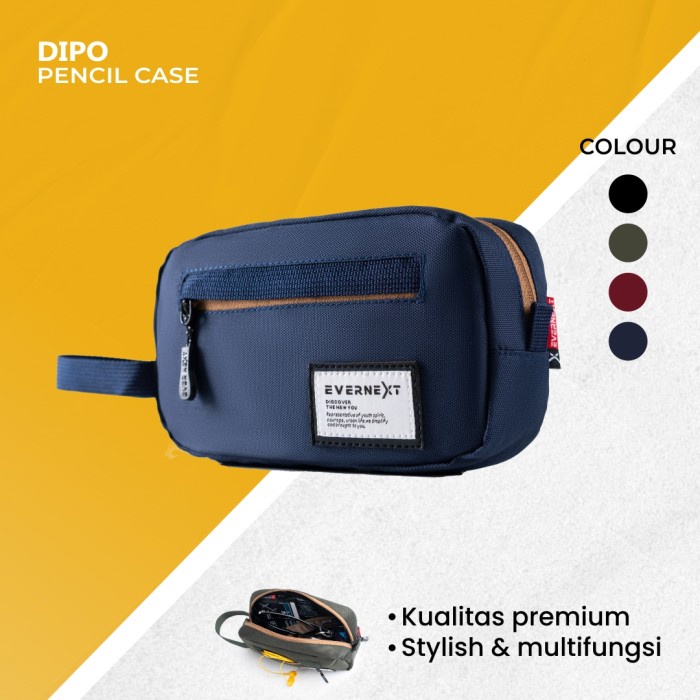 

BISA COD Kotak Pensil Tempat Wadah Alat Tulis Sekolah ATK Dusgrip Pensil Kain