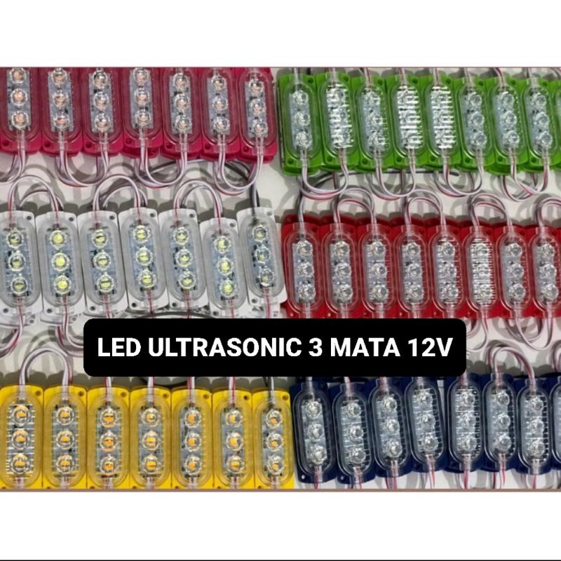 LED Ultrasonic 3 Mata 12 Volt Lampu Led Strip