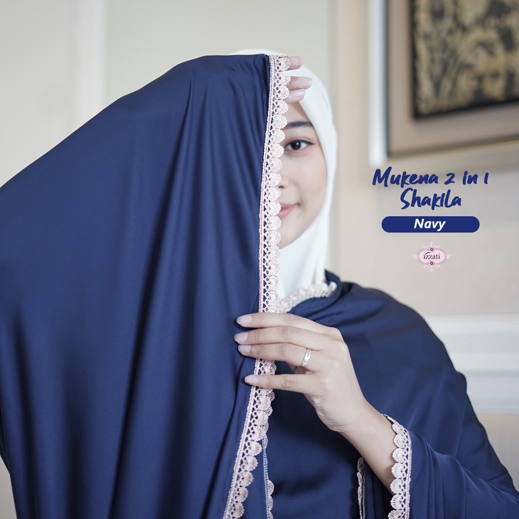 MUKENA SILK PREMIUM 2 IN 1 BY IZZATI MUSLIMAH