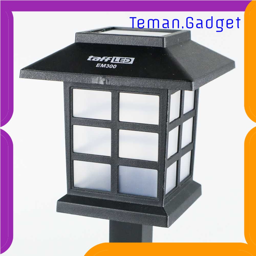 TG-LMP TaffLED Lampu Taman Hias Tancap Sensor Cahaya Solar Power Waterproof - EM300