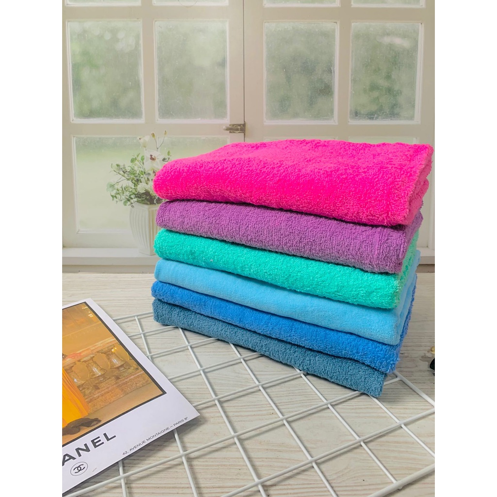 RC HANDUK KATUN IMPORT UKURAN 60X120CM BANYAK WARNA