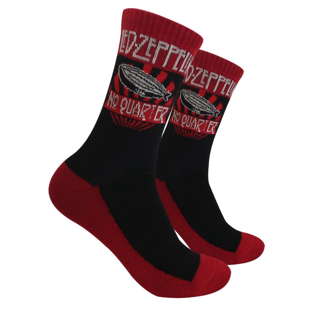 Kaos Kaki Motif Led Zeppelin Hitam Merah ( B57 )