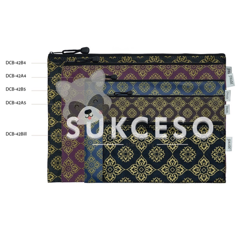 

Joyko Document Bag DCB-42 (A4, B4, A5, B5, Bill) / Map Tas Dokumen / Document Bag