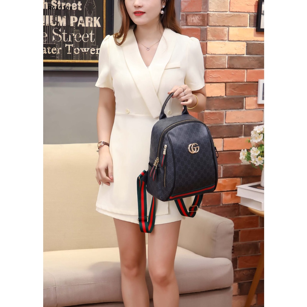 G GG Multy Fungsi Backpack Gold Hardware R68936